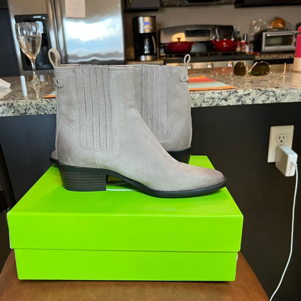 Sam Edelman Gray Ankle Boots - Picture 1 of 3